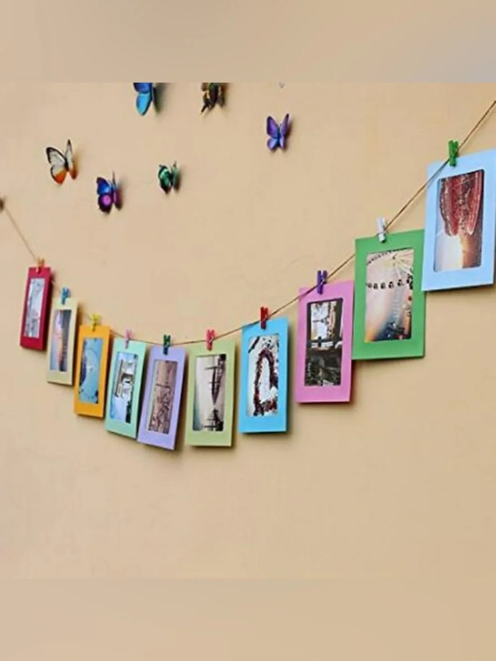 Decorative Mini Wooden Pegs Clips for Crafting & Hanging Photo Wooden Clip